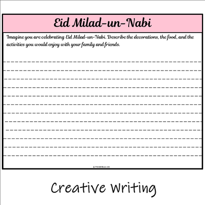 Eid Milad-un-Nabi | Main Idea and Supporting Details Reading Passage and Questions