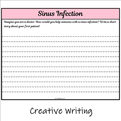 Sinus Infection | Main Idea and Supporting Details Reading Passage and Questions