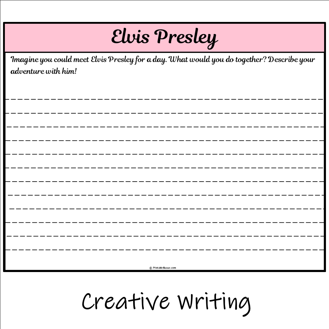 Elvis Presley | Main Idea and Supporting Details Reading Passage and Questions