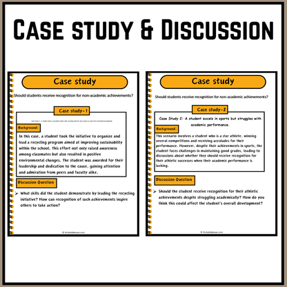 Should students receive recognition for non-academic achievements? | Debate Case Study Worksheet