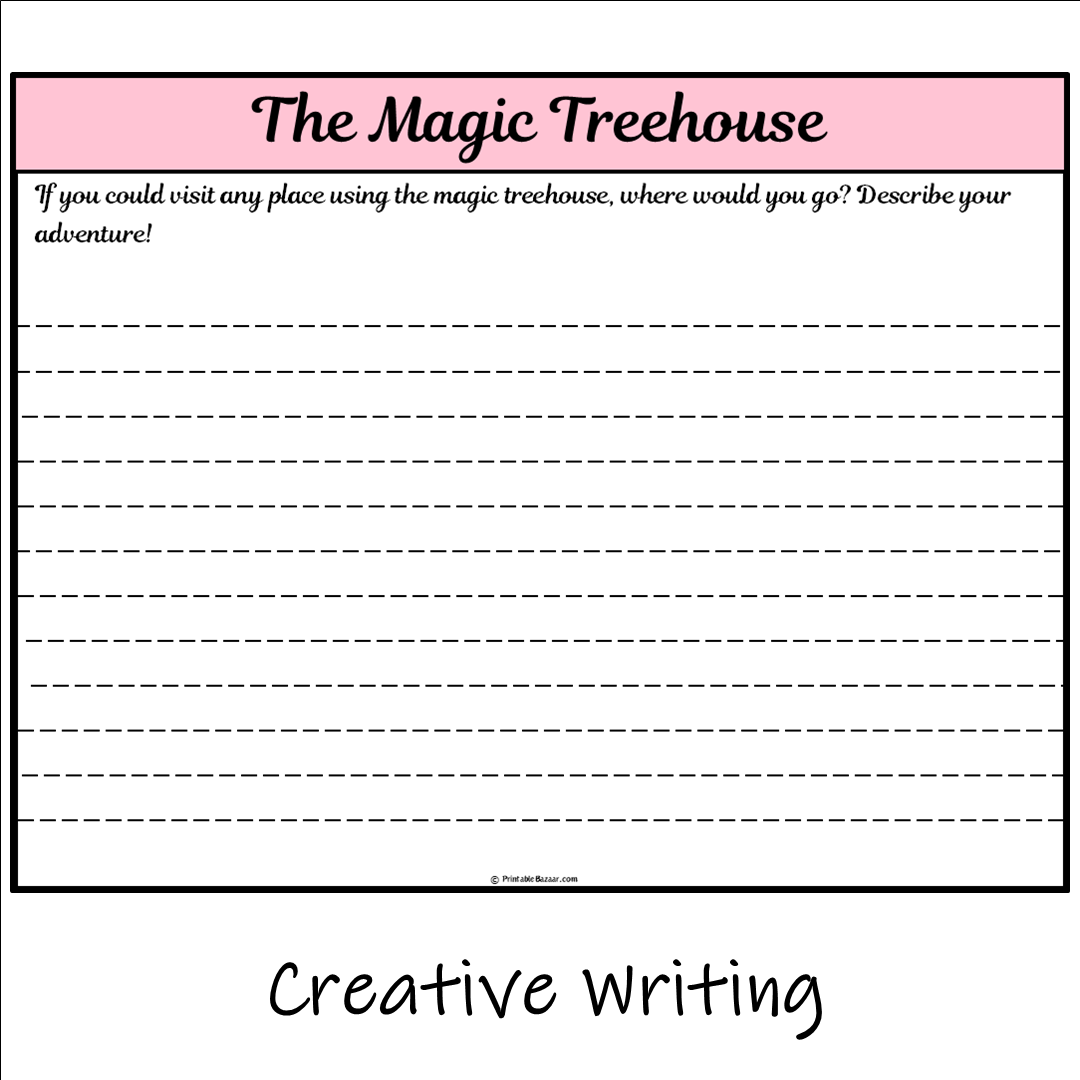 The Magic Treehouse | Main Idea and Supporting Details Reading Passage and Questions