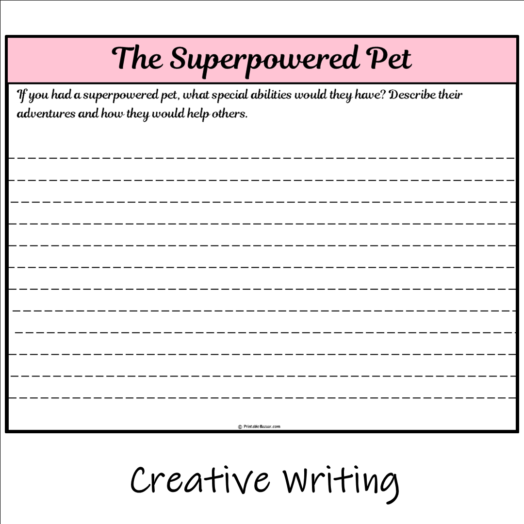 The Superpowered Pet | Main Idea and Supporting Details Reading Passage and Questions