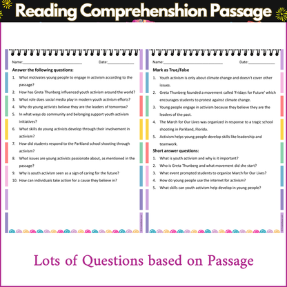 Youth Activism | Reading Comprehension Passage and Questions