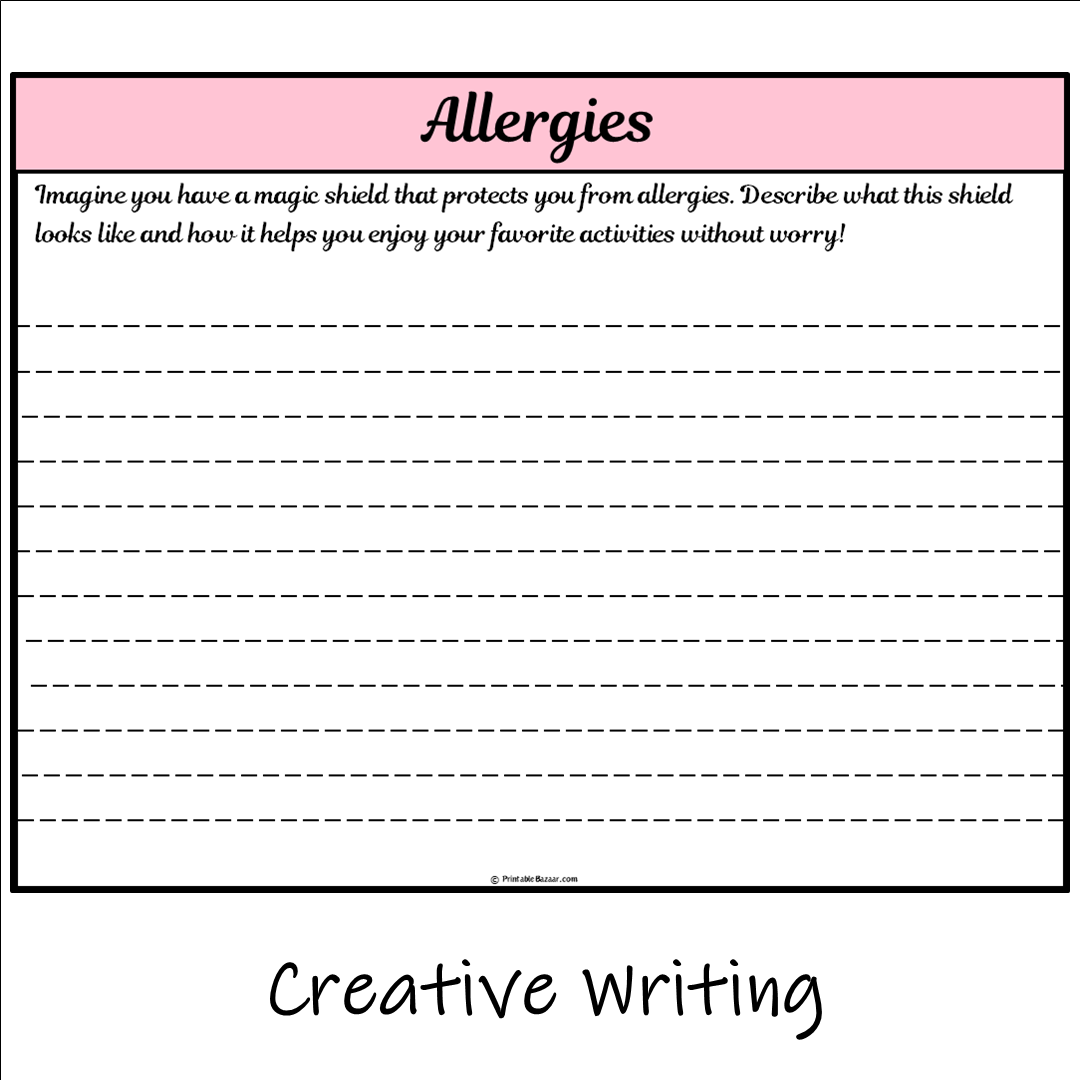 Allergies | Main Idea and Supporting Details Reading Passage and Questions