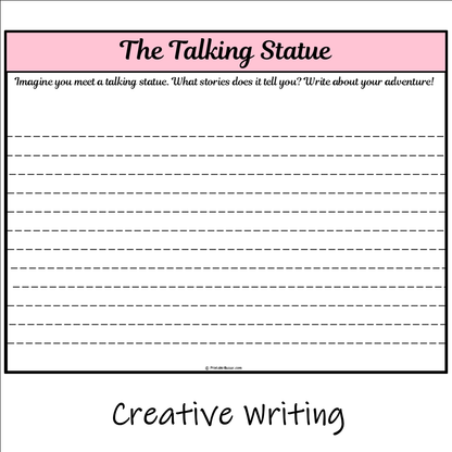 The Talking Statue | Main Idea and Supporting Details Reading Passage and Questions