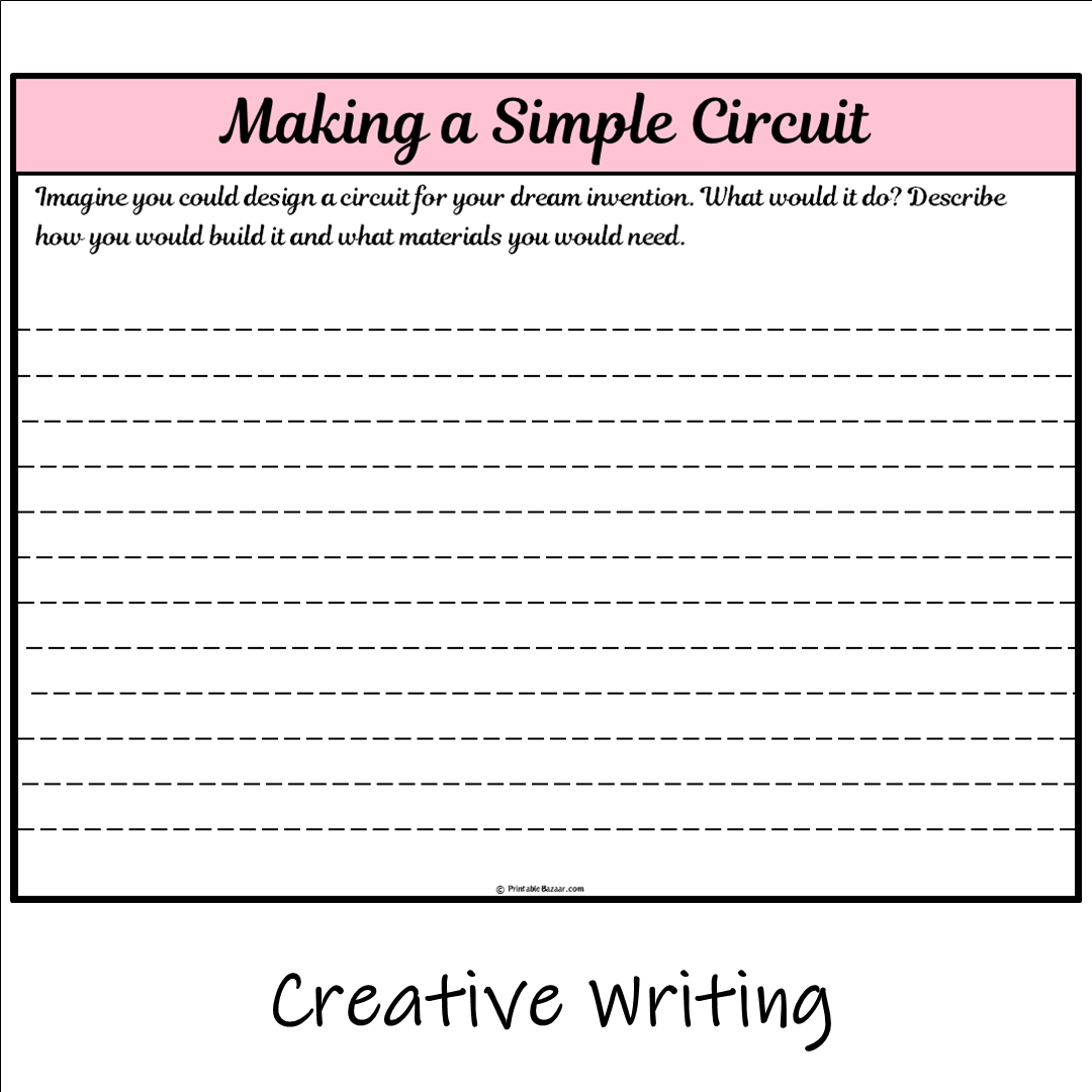 Making a Simple Circuit | Main Idea and Supporting Details Reading Passage and Questions