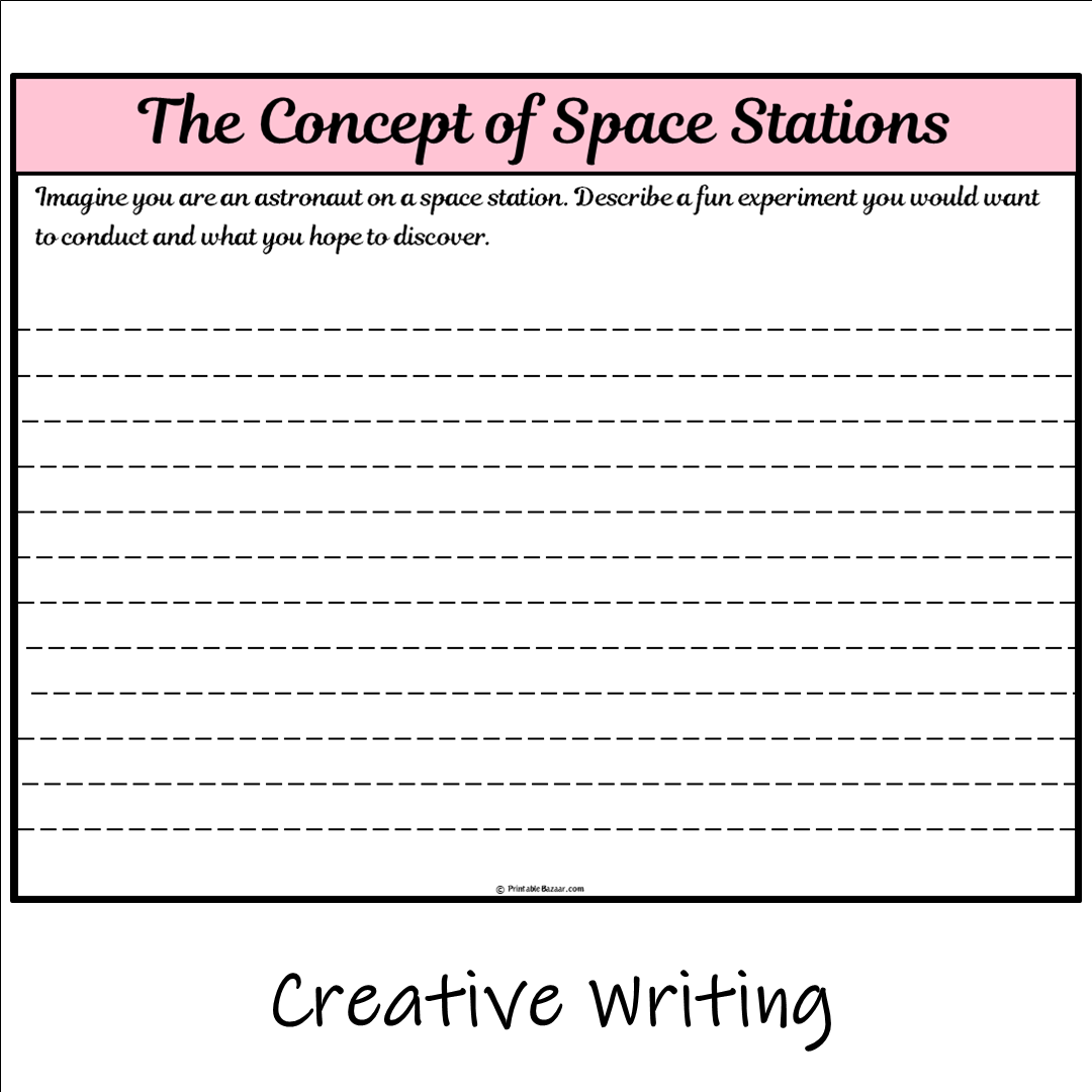 The Concept of Space Stations | Main Idea and Supporting Details Reading Passage and Questions