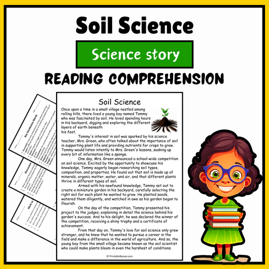 Soil Science | Science Story Reading Comprehension Activity