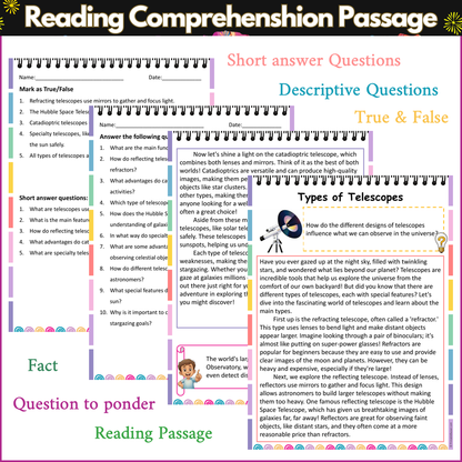 Types of Telescopes | Reading Comprehension Passage and Questions