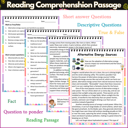 Alternative Energy Sources | Reading Comprehension Passage and Questions