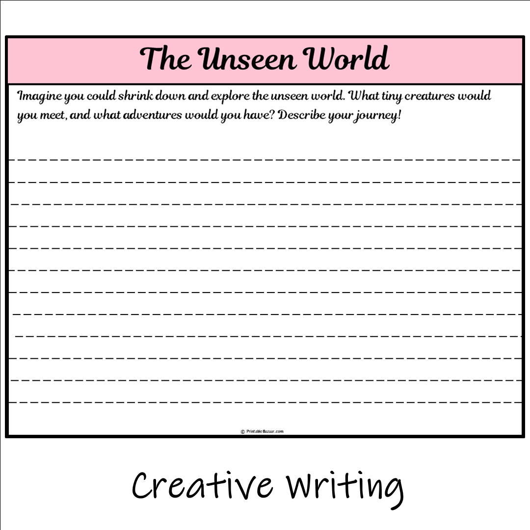 The Unseen World | Main Idea and Supporting Details Reading Passage and Questions