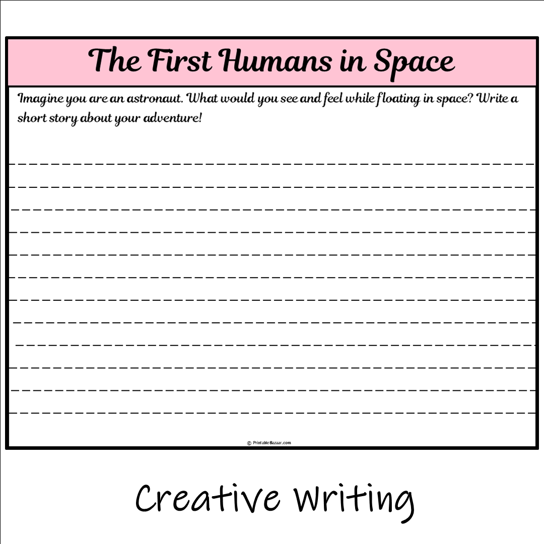 The First Humans in Space | Main Idea and Supporting Details Reading Passage and Questions