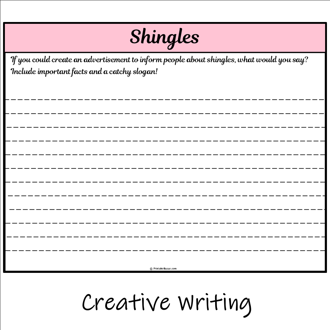 Shingles | Main Idea and Supporting Details Reading Passage and Questions