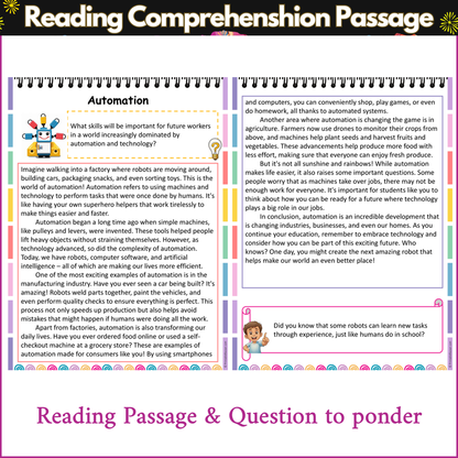 Automation | Reading Comprehension Passage and Questions