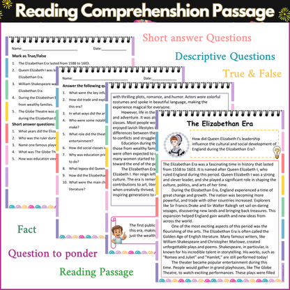 The Elizabethan Era | Reading Comprehension Passage and Questions