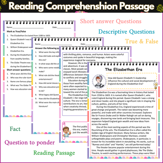 The Elizabethan Era | Reading Comprehension Passage and Questions