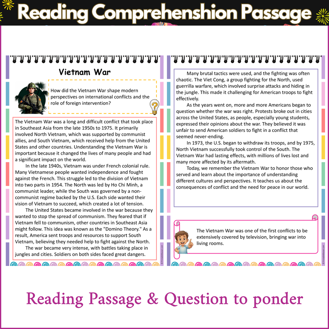 Vietnam War | Reading Comprehension Passage and Questions