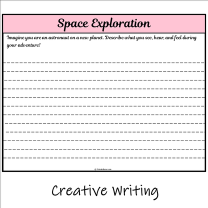 Space Exploration | Main Idea and Supporting Details Reading Passage and Questions