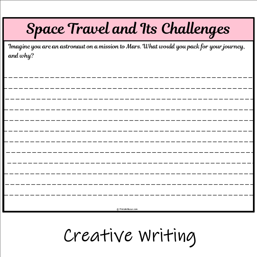 Space Travel and Its Challenges | Main Idea and Supporting Details Reading Passage and Questions