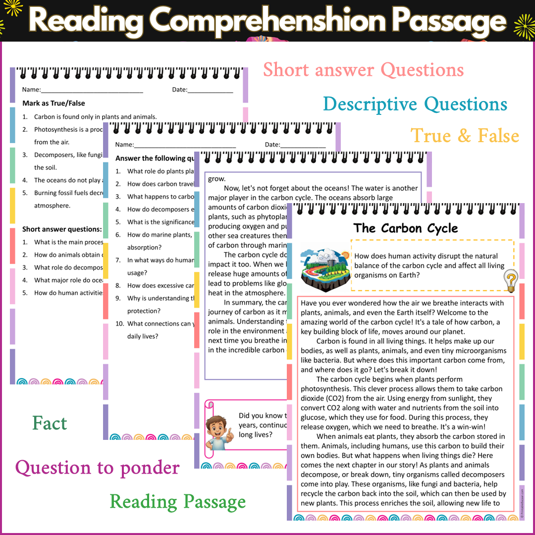 The Carbon Cycle | Reading Comprehension Passage and Questions