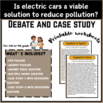 Is electric cars a viable solution to reduce pollution? | Debate Case Study Worksheet