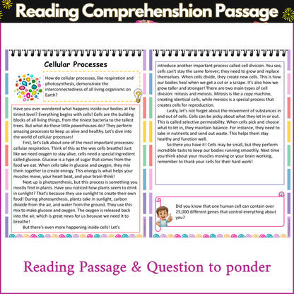 Cellular Processes | Reading Comprehension Passage and Questions