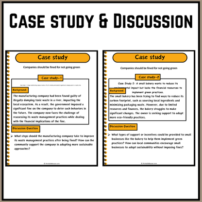 Companies should be fined for not going green | Debate Case Study Worksheet