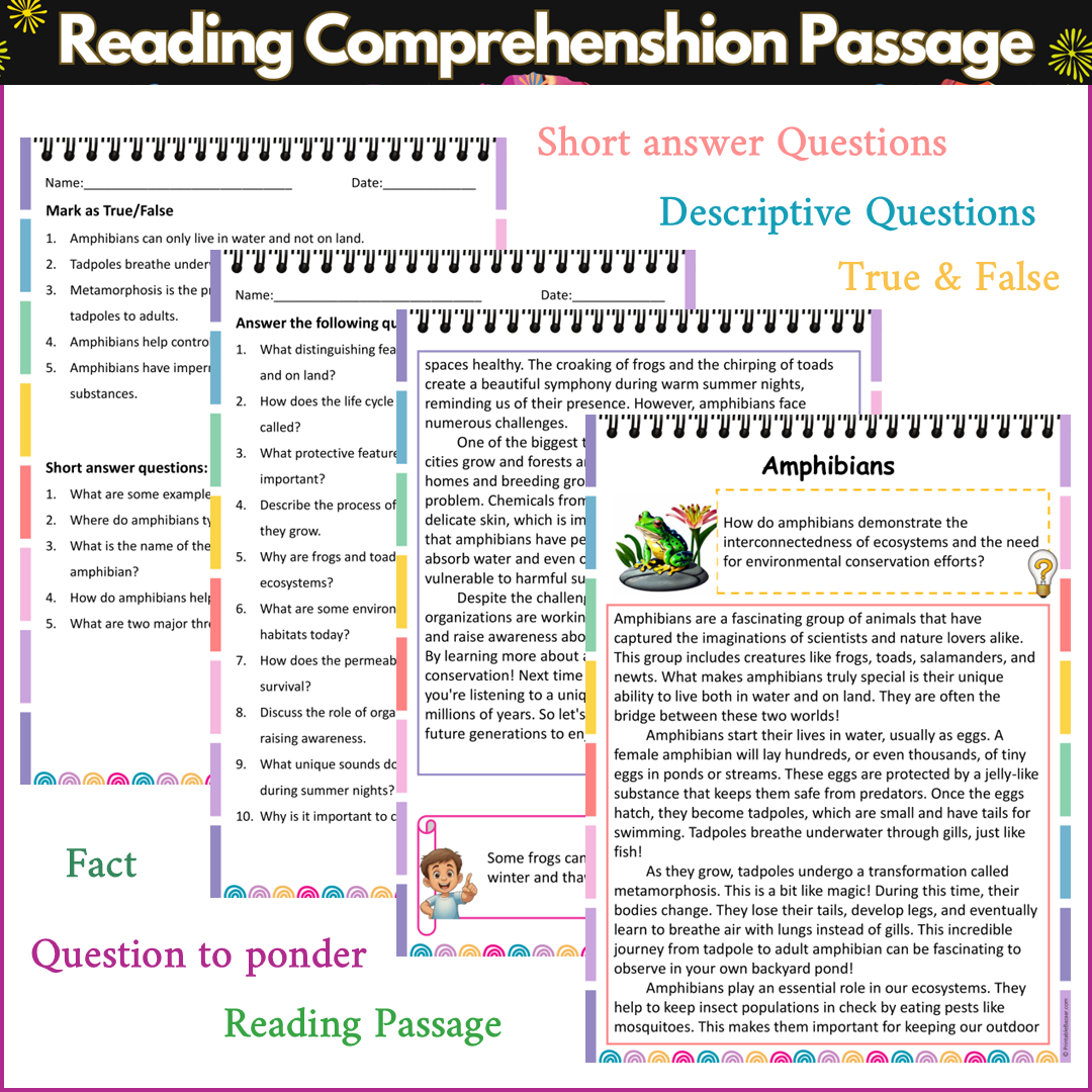 Amphibians | Reading Comprehension Passage and Questions