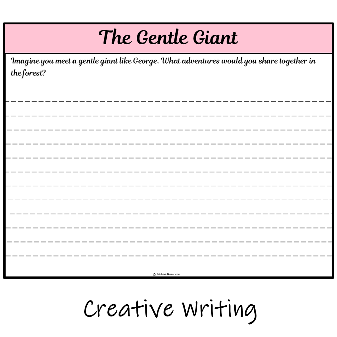 The Gentle Giant | Main Idea and Supporting Details Reading Passage and Questions