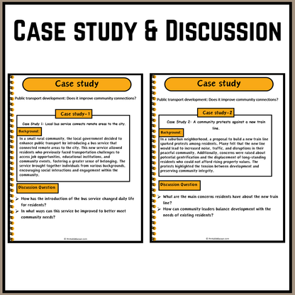 Public transport development: Does it improve community connections? | Debate Case Study Worksheet