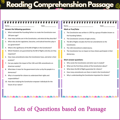 The Constitution | Reading Comprehension Passage and Questions