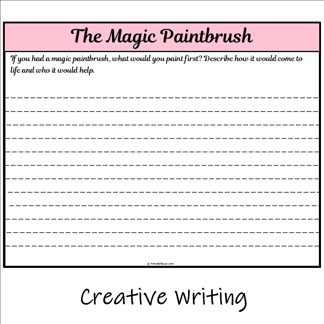 The Magic Paintbrush | Main Idea and Supporting Details Reading Passage and Questions