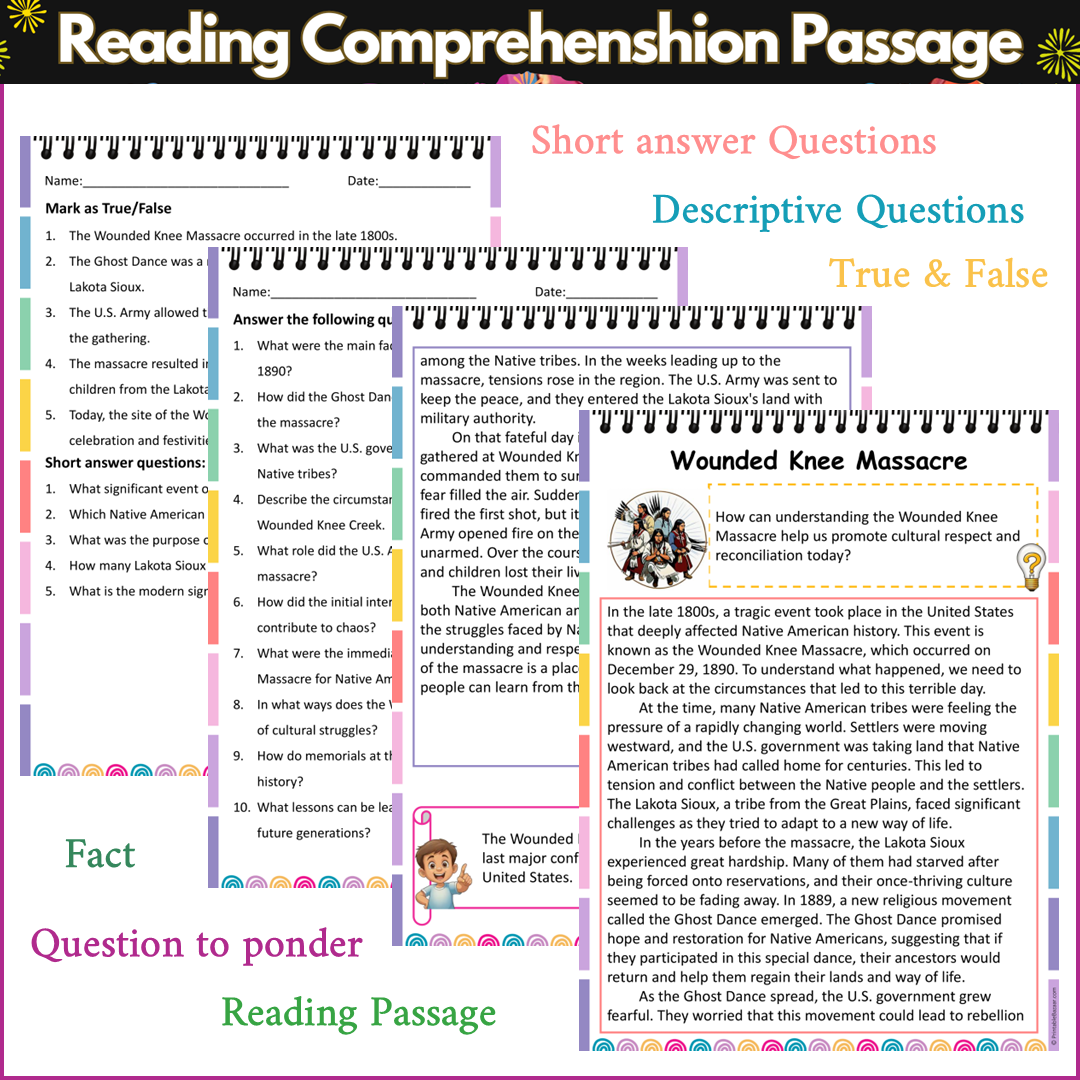 Wounded Knee Massacre | Reading Comprehension Passage and Questions