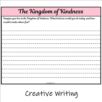 The Kingdom of Kindness | Main Idea and Supporting Details Reading Passage and Questions