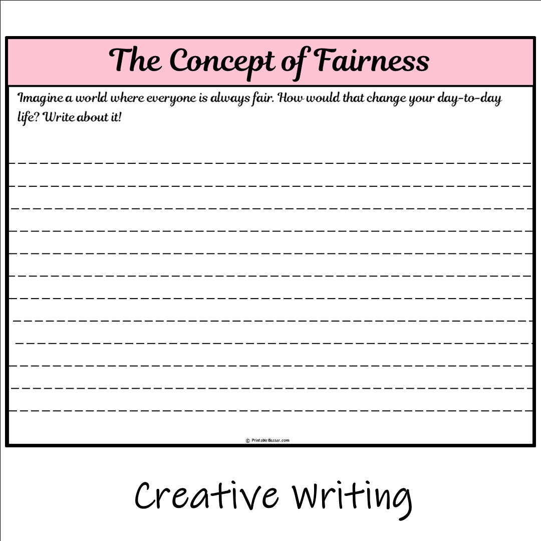 The Concept of Fairness | Main Idea and Supporting Details Reading Passage and Questions