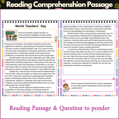 World Teachers' Day | Reading Comprehension Passage and Questions