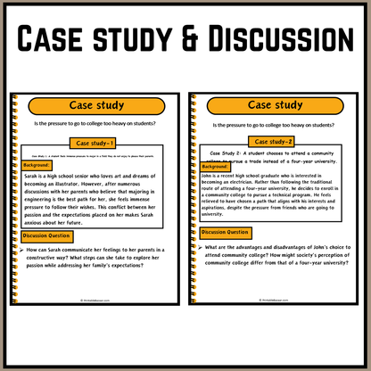 Is the pressure to go to college too heavy on students? | Debate Case Study Worksheet