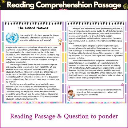 The United Nations | Reading Comprehension Passage and Questions