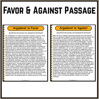 Should There Be Common Core Standards for All Schools? | Debate Case Study Worksheet