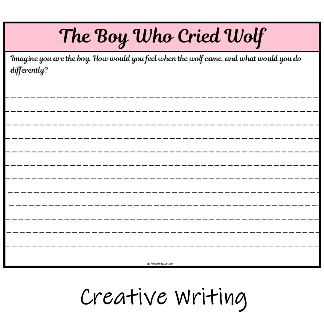 The Boy Who Cried Wolf | Main Idea and Supporting Details Reading Passage and Questions