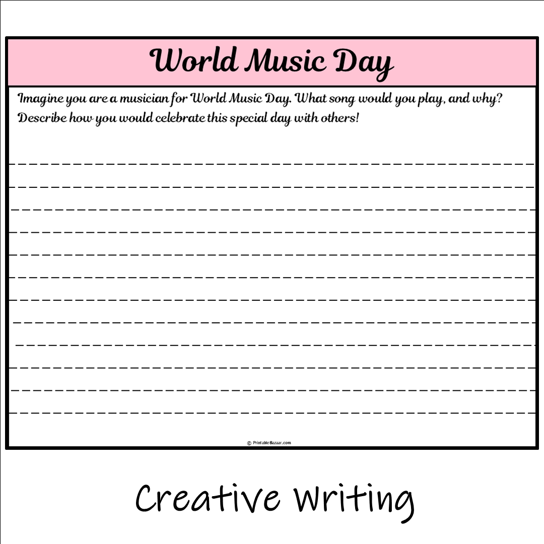 World Music Day | Main Idea and Supporting Details Reading Passage and Questions