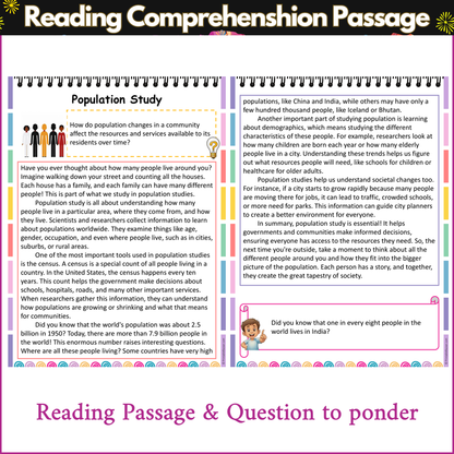 Population Study | Reading Comprehension Passage and Questions