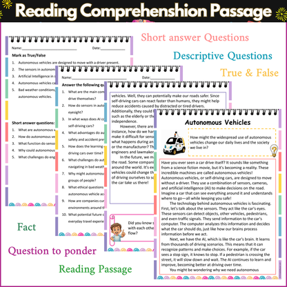 Autonomous Vehicles | Reading Comprehension Passage and Questions