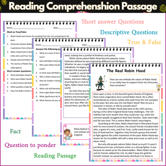 The Real Robin Hood | Reading Comprehension Passage and Questions