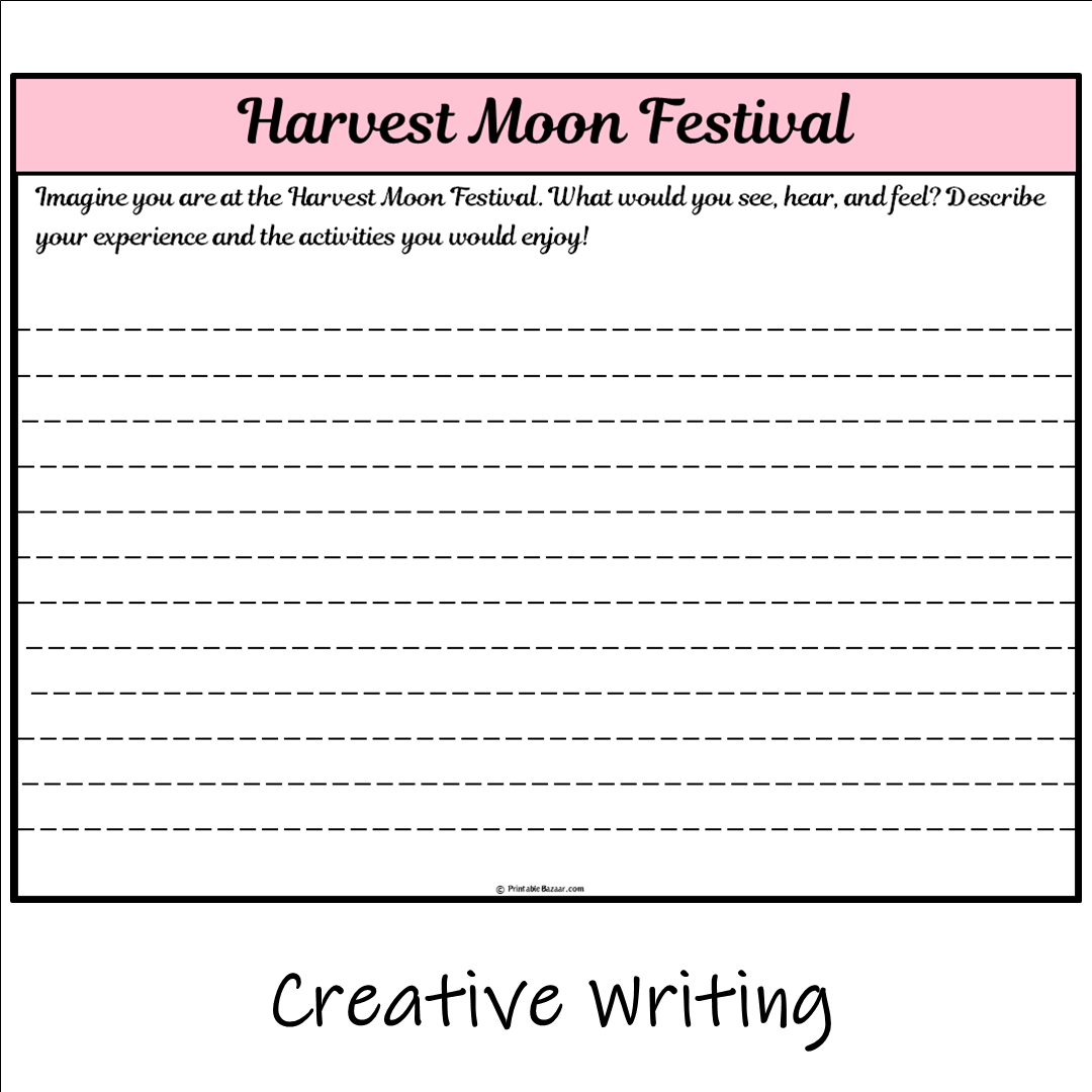 Harvest Moon Festival | Main Idea and Supporting Details Reading Passage and Questions