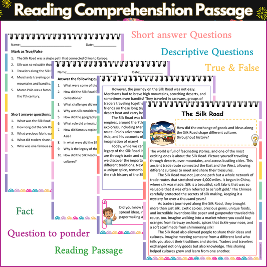 The Silk Road | Reading Comprehension Passage and Questions