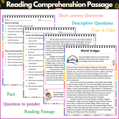 World bridges | Reading Comprehension Passage and Questions