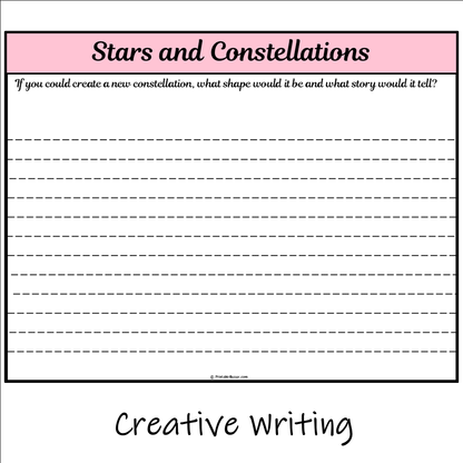 Stars and Constellations | Main Idea and Supporting Details Reading Passage and Questions