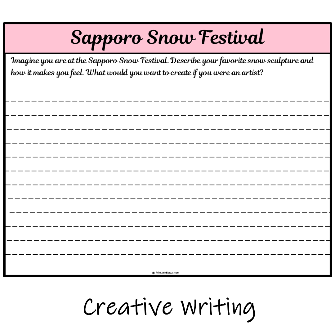 Sapporo Snow Festival | Main Idea and Supporting Details Reading Passage and Questions