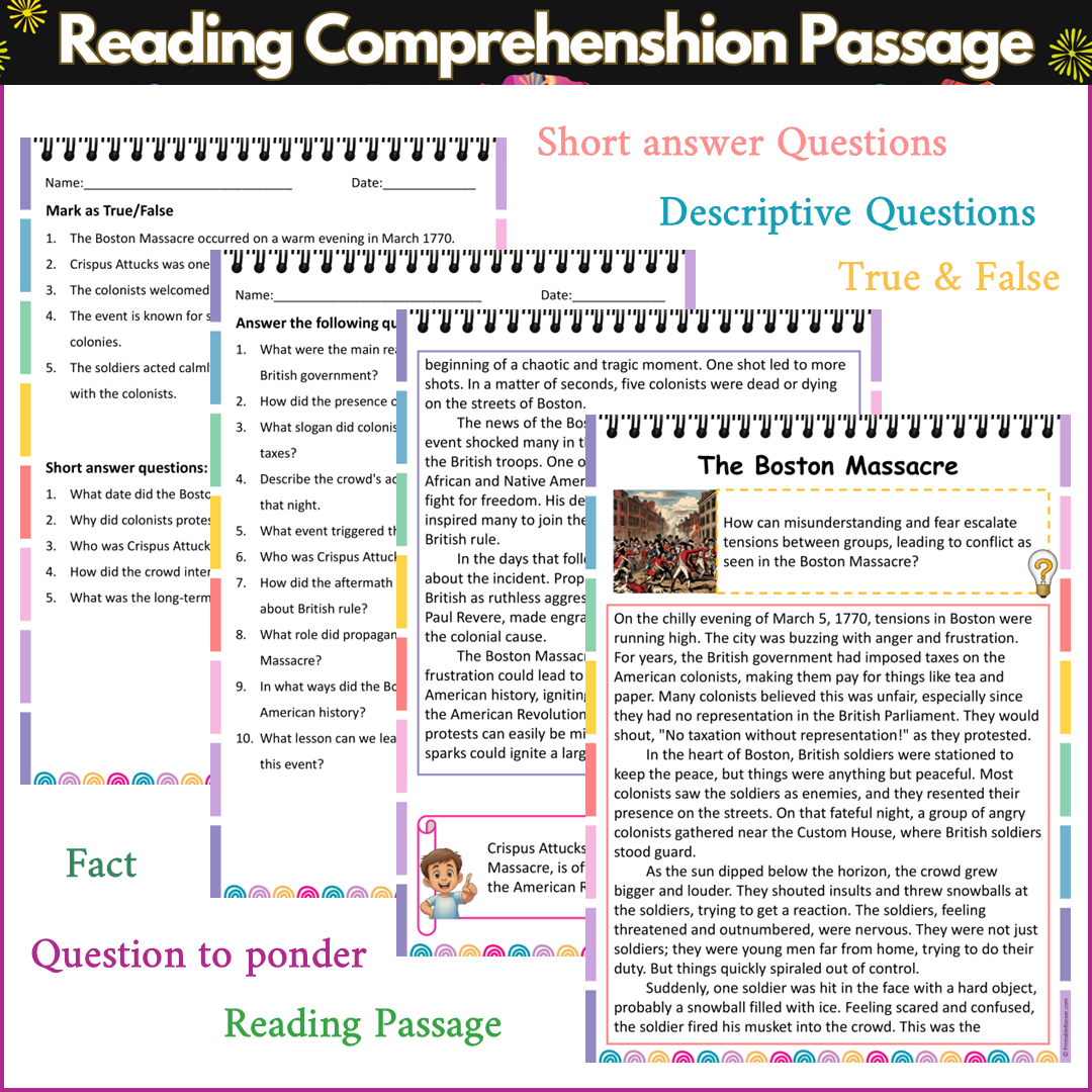 The Boston Massacre | Reading Comprehension Passage and Questions